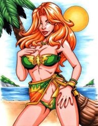 bikini garrett_blair jean_grey marvel marvel_comics phoenix_(x-men) x-men