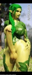 1futa 3d big_balls big_breasts big_penis dryad erection futa_only futanari green_hair hi_res high_resolution highres huge_breasts kiptisin ponytail ponytails self_upload skyrim solo solo_futa standing the_elder_scrolls wide_hips wide_thighs yellow_body yellow_eyes