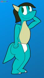 almost_naked barefoot big_butt bubble_ass bulge cute femboy femboysub fundoshi fundoshi_only kenmazu95 kobold lenny_(kenmazu95) loincloth male_only mostly_nude nervous_smile scalie shortstack smaller_male sub submissive_male teal_body teal_scales topless topless_male twink underwear underwear_only white_fundoshi white_underwear