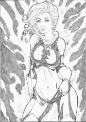 artist_request black_and_white greyscale jean_grey lewd marvel marvel_comics marvel_girl panties phoenix_(x-men) striped ultimate_jean_grey ultimate_x-men x-men