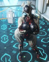 1girls breasts child_bearing_hips garuda_(warframe) hips large_breasts looking_at_viewer thick_thighs thighs vindicate warframe wide_hips