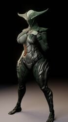 1girls 3d 3d_(artwork) breasts curvy curvy_figure femloki genderswap_(mtf) hips hourglass_figure large_breasts loki_(warframe) ozcg888 rule_63 simple_background solo solo_female standing thick_thighs thighs tummy warframe wide_hips