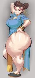 1girls alternate_version_available bare_thighs breasts capcom chun-li female female_only fully_clothed modaw solo street_fighter street_fighter_6 thick_thighs thighs