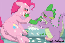 2014 anal_beads anus ass blush caluriri cum cum_on_body cum_on_face cum_on_floor dildo double_dildo_deepthroat dragon duo earth_pony equine female feral friendship_is_magic green_eyes horse male mammal my_little_pony oral penis pinkie_pie_(mlp) pony pussy sex sex_toy spike_(mlp) straight sucking uncensored