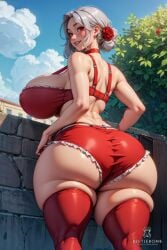 ai_generated beetlebomb curvaceous curvy_body curvy_female female_focus female_only huge_breasts lingerie mommy original original_character solo_female solo_focus stable_diffusion stockings voluptuous voluptuous_female