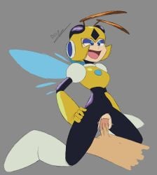 1boy 1girls android bodysuit doopv12 helmet honey_woman mega_man mega_man(classic) pussy robot robot_girl sex torn_bodysuit vaginal_penetration vesper_woman