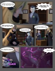 3d blonde_hair comic cynthia_(pokemon) female giovanni_(pokemon) mewtwo pokemon pokemon_(species) sladernader team_rocket