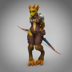 3d animated anthro bambookat furry kobold mp4 no_sound solo tagme turntable_(animation) video