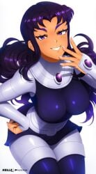 blackfire dc female kellzallday smile solo teen_titans teeth