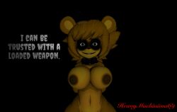 breasts cally3d clazzey creepy cryptiacurves dark_background fazclaire's_nightclub five_nights_at_freddy's fnaf freddy_(fnaf) fredina's_nightclub fredina_(cally3d) frenni_(cryptia) frenni_fazclaire furry garry's_mod golden_freddy golden_freddy_(fnaf) golden_fredina_(cally3d) heavymachinima69 looking_at_viewer nightmare_fuel nightmare_waifu nude nude_female scottgames smile smiling smiling_at_viewer text type_0