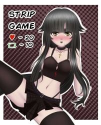 goth goth_girl goth_girl_&_the_jock gothic kdrawsnsfw merryweather ophelia_(merryweather) original strip_game