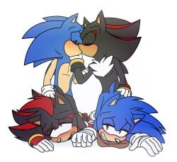 crying crying_with_eyes_open doggy_style exposed_torso footwear foursome furry gasp gasping gay gloves gottagoblastnsfw group_sex handwear hip_grab holding holding_hands kissing open_mouth scruffy selfcest shadow_the_hedgehog smiling smiling_at_partner sonadow sonic_(series) sonic_boom sonic_the_hedgehog sonic_the_hedgehog_(series) yaoi