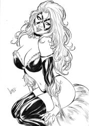 1girls 2023 black_cat_(marvel) curvy curvy_body curvy_figure ed_benes_studio felicia_hardy huge_breasts latex_gloves latex_thighhighs looking_at_viewer marvel marvel_comics solo_female solo_focus spider-man_(series) voluptuous voluptuous_female