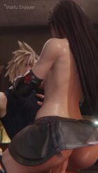 1boy 1girls 3d 9:16 animated ass athletic athletic_female balls big_ass big_breasts big_penis blender blush breasts bubble_butt cloud_strife couple cowgirl_position curvy final_fantasy final_fantasy_vii final_fantasy_vii_remake fitness large_breasts looking_pleasured pink_nipples pleasure_face pussy riding riding_penis romantic romantic_couple shorter_than_30_seconds sideboob skinny skirt sound stool stool_position tagme thick thick_thighs tifa_lockhart topless upright_straddle vagina vaginal_penetration vaginal_sex vertical_video video waifu_enjoyer