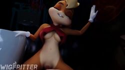 3d animated anthro athletic_female bouncing_breasts breasts bunny_girl cleavage clothing female female_focus female_penetrated furry human human_on_anthro human_penetrating light-skinned_male lola_bunny looney_tunes male male/female male_penetrating male_penetrating_female penis pov pussy rabbit sex solo_focus sound straight tagme vaginal_penetration video warner_brothers wigfritter