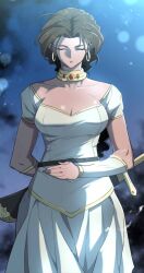 arabian_clothes bowing brown_hair buff closed_eyes female greatest greatest_estate_developer jewelry pale_skin scheherazade