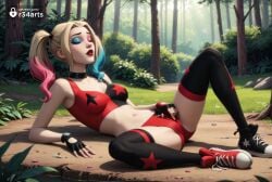 harley quinn from dc by r34arts
