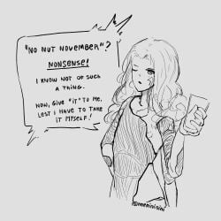 2d 4_arms accurate_body_type artist_signature doll elden_ring english_dialogue english_text female female_only fromsoftware menininini multi_arm multi_limb no_breasts no_nut_november no_nut_sabotage non-human ranni_the_witch solo solo_female