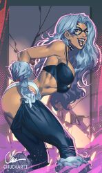 black cat (marvel) from marvel by chuckartt