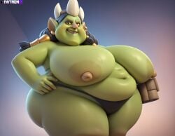 goblin queen (clash royale) from clash (series) by matronai (artist)