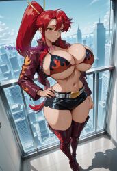 yoko littner from tengen toppa gurren lagann by leaguewaifus