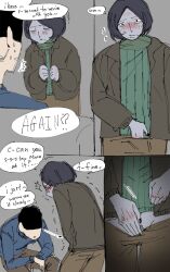 coat guy (no, i'm not a human) from no, i'm not a human by ixnsfw07