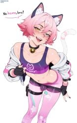 1boy 1femboy bell_collar blue_eyes bulge bulge_through_clothing bulge_under_clothes cat_boy cat_ears cat_humanoid catboy catrin_glitch_(fortnite) choker choker_bell cock cute cute_expression cute_eyes cute_face cute_fang cute_fangs cute_male dick femboy femboy_focus femboy_only flat_ass flat_belly flat_chest flat_chested fortnite fortnite:_battle_royale gay_denial heterochromatic_eyes heterochromia implied_yaoi lies light-skinned_male light_skin lilatole little_penis male male_focus male_only no_homo partially_undressed penis pink_hair rule_63 seducing seductive seductive_body seductive_eyes seductive_gaze seductive_look seductive_male seductive_mouth seductive_pose seductive_smile small_penis smaller_male solo solo_male thighhighs thighs thin thin_arms thin_thighs thin_waist tiny_penis undressing undressing_self video_game video_game_character video_games white_hair yellow_eyes