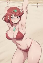 pyra from xenoblade (series) by trickydick39