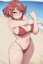 pyra from xenoblade (series) by trickydick39