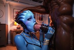 asari from mass effect by hungward