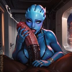 asari from mass effect by hungward