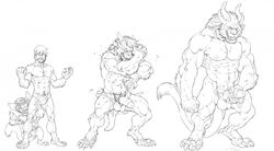 2boys abs anthro balls ballsack beard beefy biceps big_muscles body_fur charr chua clothes duo erection facial_hair feline foreskin foreskin_folds forge_(artist) furry gay guild_wars horns human humanoid_penis hypodermic_needle injection intact line_art male male/male male_nipples male_only male_pubic_hair mammal masculine monochrome muscles muscular_male needle nude_male partially_retracted_foreskin pecs penis precum precum_drip pubes scrotum standing tail tail_tuft testicles thewielder torn_clothing transformation uncut underwear veiny_penis video_games wildstar