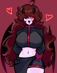 big_breasts bn clothed cosplay female female_only friday_night_funkin girlfriend_(friday_night_funkin) teasing vs_human_impostor