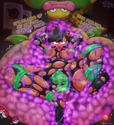 1girls absurd_res areolae artist_name artist_signature background black_hair bound bound_by_tentacles breasts clothes clothing clothing_damage corruption damaged_clothes egg egg_bulge egg_implantation eggs eggs_in_pussy emma_(pokemon) emma_(pokemon_legends:_z-a) english_text exposed_breasts exposed_feet feet female female_focus female_prey gamefreak hair_accessory hands_behind_head latex latex_bodysuit latex_clothing latex_legwear latex_suit leaking_slime leaves looking_at_viewer marble matiere_(pokemon) matiere_(pokemon_legends:_z-a) mega_utsubot mega_victreebel melting_clothes mindbreak moaning moaning_female moaning_in_pleasure mouth nintendo nipples open_mouth outfit ovipositor penetration pokeball pokeballs pokemon pokemon_(species) pokemon_legends:_z-a pussy restrained restrained_by_tentacles restrained_female slime slime_(substance) slime_on_arm slime_on_body slime_on_breasts slime_on_eggs slime_on_face slime_on_feet slime_on_leg slime_string slimy slimy_body soft_vore spunow_ squirming steaming steaming_body steamy steamy_body stuck sweat sweating sweaty sweaty_arms sweaty_breasts sweaty_face sweaty_feet sweaty_legs sweaty_thighs tagme tentacle tentacle_in_pussy tentacle_oviposition tentacle_ovipositor tentacle_penetration tentacle_rape tentacle_restraint tentacle_sex text tied_ankles tied_arms tied_legs tied_up trapped utsubot victreebel vore x-ray yellow_tape