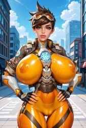 1girls ai_generated animated big_breasts breasts bythebrokenone female grok huge_breasts hyper_breasts large_breasts lena_oxton nai_diffusion overwatch overwatch_2 stable_diffusion thick_thighs tracer video