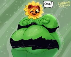 1girls anthro blueytheplantlizard female flora_fauna plant plantie popcap_games pvz solar_flare_(pvz) sunflower_(pvz) vore