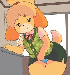 isabelle (animal crossing) from animal crossing by dinim