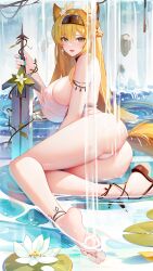 1girls 2023 absurd_res animal_ear_fluff animal_ears arknights ass ass_focus bare_shoulders barefoot big_ass big_breasts big_butt big_thighs binggong_asylum blonde_hair braid braided_hair breasts bubble_ass bubble_butt butt butt_focus curvaceous curvy cute dat_ass dem_legs enormous_ass enormous_breasts enormous_butt enormous_thighs fat_ass fat_butt female female_only flower giant_ass giant_breasts gigantic_ass gigantic_breasts green_eyes hair_between_eyes hair_ornament hairband hi_res hips holding_object holding_sword holding_weapon horn_(arknights) horn_(to_effloresce_whitely)_(arknights) huge_ass huge_breasts huge_butt huge_thighs hyper_ass hyper_butt hyper_thighs kemonomimi large_ass large_breasts large_butt large_thighs legs light-skinned_female light_blue_nails light_skin long_hair looking_at_viewer lying massive_ass massive_breasts massive_butt nail_polish nenuphar nipples_visible_through_clothing nude oerba_yun_fang panties round_ass round_butt seductive seductive_look seductive_pose smile solo solo_female sword tail thick_ass thick_legs thick_thighs thighs tight_clothing toes voluptuous waist wasp_waist water weapon wide_hips wide_thighs wolf_ears wolf_girl wolf_tail