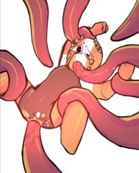 1boy clothing countryhumans male male_only multicolored_body multicolored_skin peru_(countryhumans) rape simple_background tentacle tentacle_rape tentacle_sex white_background