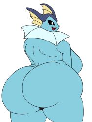 1girls 2023 anthro anthro_only big_ass big_butt black_sclera blue_body bubble_butt curvy curvy_body curvy_female curvy_figure curvy_hips curvy_thighs eeveelution female female_focus female_only flat_colors furry furry_only game_freak generation_1_pokemon hi_res highres mertvykhcrows naked naked_female nintendo nude nude_female ototinho pokémon_(species) pokemon pokemon_(species) solo solo_female vaporeon voluptuous voluptuous_female