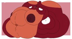 big_ass big_breasts breasts bubble_butt casey_(chip_at_night) huge_ass no_humans non-human non-human_only otterlythicc overweight