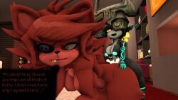 1girls 3d anal anal_sex angry animatronic anthro ass big_ass black_skin bored bored_sex breasts cally3d clazzey cryptiacurves cum cum_in_ass cum_inside dickgirl dickgirl_penetrating ejaculation excited fazclaire's_nightclub female fexa fexa_(cryptia) five_nights_at_freddy's fnaf fox foxy_(cally3d) foxy_(fnaf) fredina's_nightclub frustrated futa_on_female futanari gynomorph gynomorph_penetrating huge_ass huge_butt imp_midna intersex intersex_penetrating larger_female looking_back midna on_all_fours orange_eyes red_fur scottgames sex sex_from_behind sfm smaller_female source_filmmaker text text_box the_legend_of_zelda thick_ass thick_thighs twilight_princess whoram wide_hips yellow_eyes