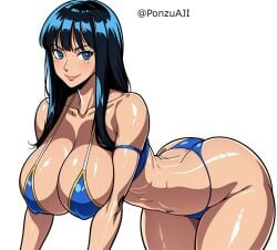 1girls ai_generated black_hair curvaceous curvy_body curvy_female female female_focus female_only huge_breasts long_hair nico_robin one_piece ponzuaji pre-timeskip pre_timeskip stable_diffusion voluptuous voluptuous_female