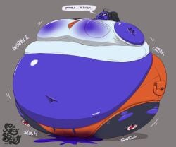 1girls big_lips blueberry_inflation commission inflation lip_expansion nemona_(pokemon) pokemon pokemon_sv spherical_inflation sunken_head sunken_limbs tagme thebbbroom thejuicystufff