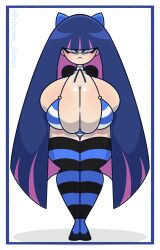 big_breasts breasts cleavage cleavage_overflow huge_breasts large_breasts massive_breasts panty_&_stocking_with_garterbelt princess_jomes stocking_anarchy