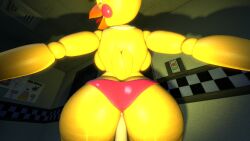 1boy1girl 3d animatronic ass big_ass big_breasts big_penis blue_eyes chica_(fnaf) dick five_nights_at_freddy's open_mouth penis petru security_guard source_filmmaker thick_thighs tongue working yellow_body yellow_hair