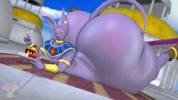 beerus from dragon ball by xaliah