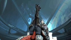 1boy 1girls 3d anal anal_sex animated anus balls female male penetration penis pussy saryn_(warframe) vauban_(warframe) warframe wattchewant