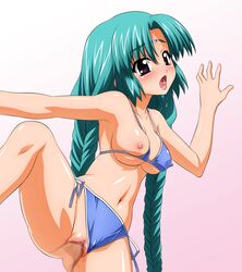 bikini canal_volfied censored erect_nipples lost_universe mizugi nipples oppai over_drive over_drive_(artist) overdrive penis sex sugimura_tomokazu vagina wave_ride