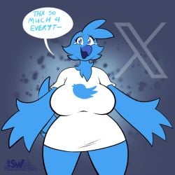 big_breasts breasts female skwrlwrld thick_thighs tweetfur wide_hips